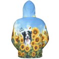 Border Collie Hello Summer Sunshine Sunflowers Spring Retro Vintage All ...