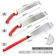 thumbnail image 4 of Amdohai Multifunction Hand Saw TRP Handle Felling Saw Handheld Woodworking Tool for Tenon Wood Bamboo Cutting, 4 of 7