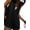 Black, variant on Rompers for Women Athletic Workout Hooded Romper Casual Zip-Front Neck Jumpsuits Overalls with Pockets Black XXL