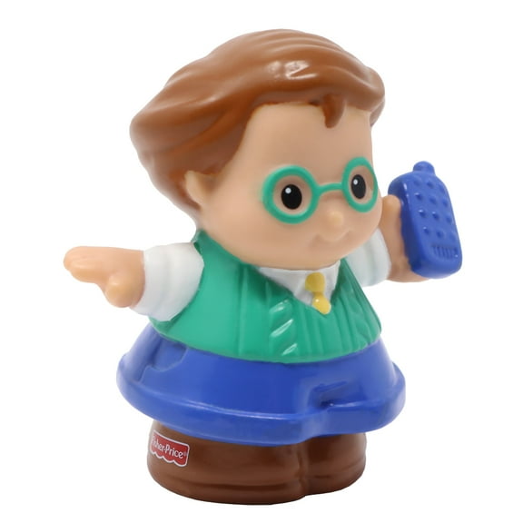 Replacement Part for Collectible Fisher-Price Little People Sweet Sounds Home Dollhouse Playset 77975 - Replacement Dad Figure - Cell Phone and Glasses