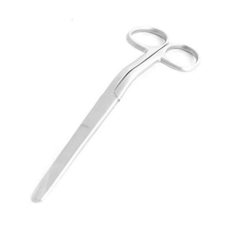 OdontoMed2011? Blunt/Blunt 6 Inch Bent Handle Curved Embroidery Scissors Sewing Scissors---Perfect for Machine Embroidery