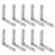 thumbnail image 1 of 10 piezas de aleación de zinc bisagras de 90 grados bisagras de resorte para caja de madera, 1 of 5