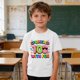 thumbnail image 2 of Tops de Manga Corta Linda para Niños Niños Y Niñas con Impresión Gráfica, Tee Casual de la Temporada Escolar, Tela Suave Transpirable para Jugar, 2 of 9
