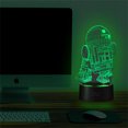 thumbnail image 3 of Luz nocturna LED regulable Zhivalor 16 colores USB táctil control remoto LHH-0214, 3 of 5