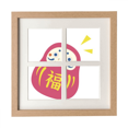 thumbnail image 1 of Japanese Travel Lucky Toy Frame Wall Tabletop Display 4 Openings Picture, 1 of 3