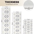 thumbnail image 4 of Black Geometric Diamond Pattern Kitchen Rugs Sets Of 3,Kitchen Runner Rugs Non Skid Washable,Decorative Kitchen Floor Mats for Kitchen,Sink,Laundry,17"x30"+ 17"x47" + 17"x59", 4 of 6
