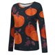 thumbnail image 5 of Camiseta de moda Sexy informal de Halloween para mujer, camiseta estampada de manga larga con cuello redondo y fruncido, blusa, Tops Pompotops FGAJ8148, 5 of 5