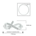 thumbnail image 6 of Cali Trove  Sterling Silver 1/20 CT Round White Diamond Infinity Cross Ring, 6 of 8