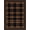 Brown Black, Pattern 1, variant on ODIKA 8'x10' Washable Area Rug Non-Shedding, Easy Care, Farmhouse Tartan Design With Striped Border Accents Buffalo Plaid Refined for King Size Bedroom Under Bed, Master Suite