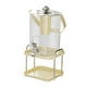 thumbnail image 3 of Dispensador de bebidas Jarra de agua fría para el hogar con grifo Cubo de gran capacidad de 5L Blanco, 3 of 9
