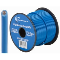 Audiopipe 14 ga 100 ft CCA Stranded Primary Ground Power Remote Wire Spool Blue