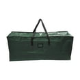 thumbnail image 4 of Bolsa organizadora para guardar árboles de Navidad, 165 cm x 38 cm x 76 cm, con cremallera, bolsa para la colada, contenedor de Navidad artificial Verde, 4 of 8