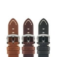 thumbnail image 6 of Hirsch Ranger Artisan Leather Watch Strap - Brown - L - 18mm - Silver Buckle, 6 of 10