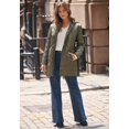 thumbnail image 2 of Roaman's Women's Plus Size Leather Trim Quilted Jacket, 2 of 4