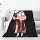 thumbnail image 1 of Manta de felpa Gravity Falls, ligera, suave y difusa, de microfibra, para sofá, cama, sofá, manta de microfibra ultra suave, 1 of 8