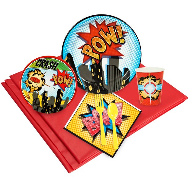 Birthday Express Assorted Colors Paper Party Supply Set, (121 Pieces) 8