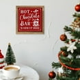 thumbnail image 2 of Wepagview Wooden Hot Chocolate Bar Sign, 8" Red Christmas Coffee Bar Decor, Holiday Decorative Signage Indoor Table Shelf Desk Mantel Tiered Tray Wall Art Kitchen Rustic Farmhouse Home Decorations, 2 of 8