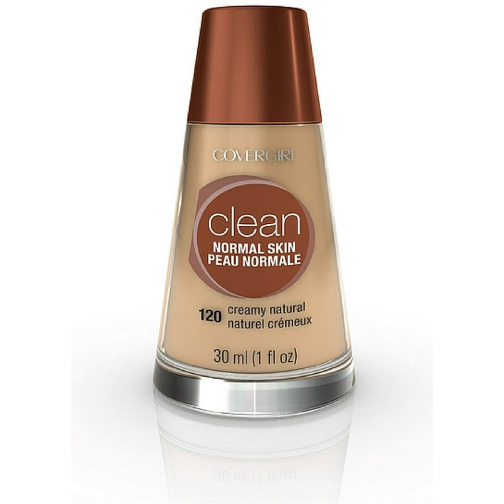 CoverGirl Clean Liquid Makeup Foundation, Creamy Natural [120] 1 oz