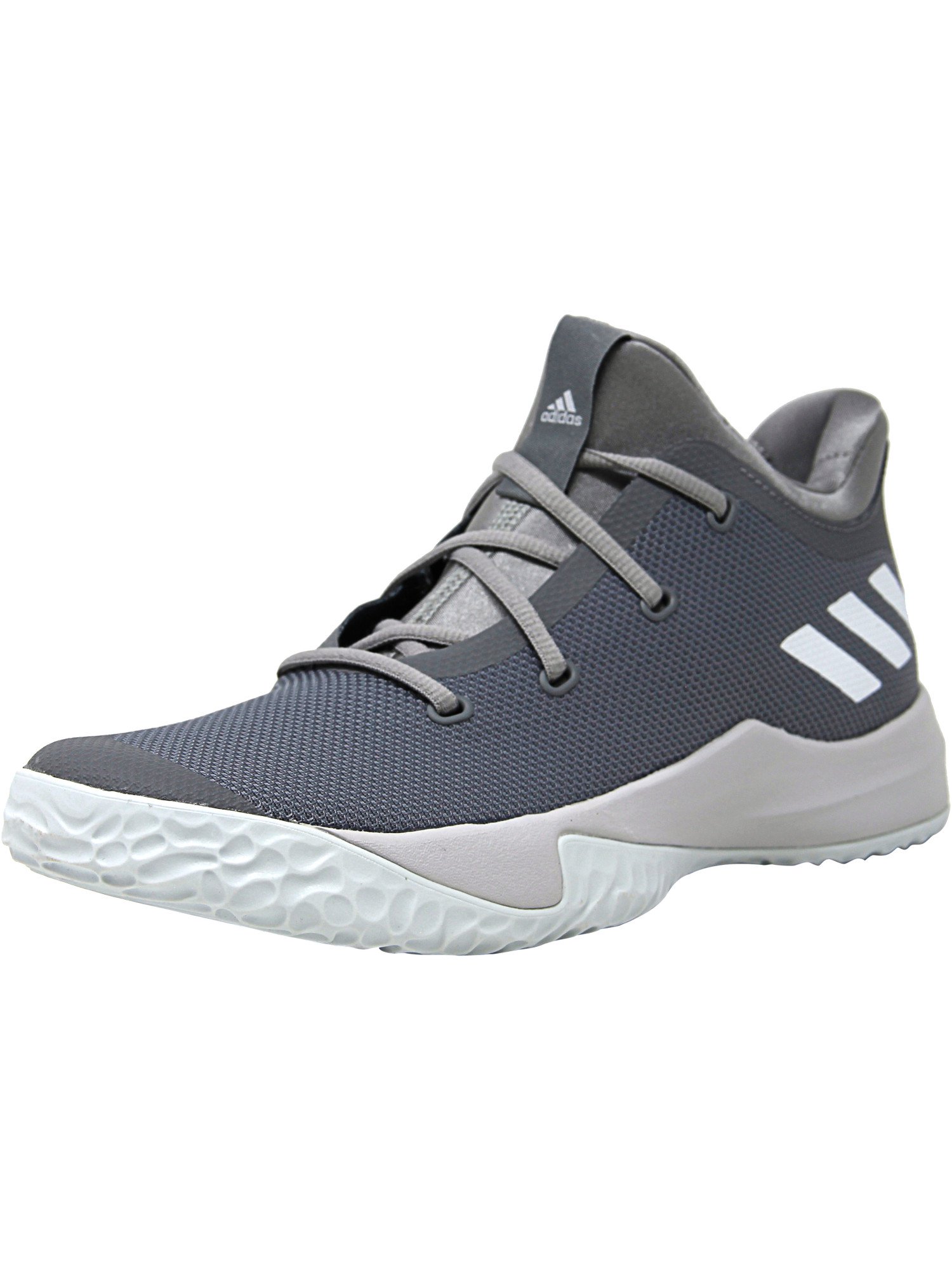 Adidas Men's Rise Up 2 Grey / Footwear White AnkleHigh Basketball Shoe