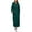 Green, variant on Long Hoodie Dress for Women with Pocket Cotton Fleece Drawstring Hooded Sweatshirts Plus Size Fall Winter Maxi Dress (5XL, Khaki)
