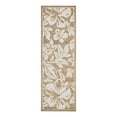 thumbnail image 3 of Unique Loom Outdoor Botanical Collection Area Rug - Jacksonville (2' x 6' Runner Beige/Light Brown), 3 of 7