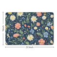thumbnail image 5 of Pioneer Flower Floral Print Flannel Non Slip Door Rugs,Washable Door Mats Indoor,Decorative Door Mats,Dirt-Resistant and Absorbent Doormat for Entrance,Bedroom,Kitchen,Bathroom,23.5"x16", 5 of 5