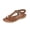 Brown, variant on Virmaxy Womens Fashion Non-slip Women Large Bohemian Elastic Rhinestone Flower Roman Sandals Brown 36