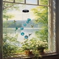 thumbnail image 2 of ADruer Charming Wind Chimes Hummingbird feeders for Outdoors Hanging ant and Bee Proof, Window Bird feeders for Viewing, Perfect Garden Decor for Outside (A), 2 of 7