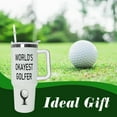 thumbnail image 2 of 40 oz Unique Golf Gifts Tumbler with Handle Straw Lid 40oz Golf Lover Gift for Men Women Double Stainless Steel Insulated Golf Cups Travel Coffee Mug Golf Water Bottles, 2 of 6