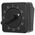 thumbnail image 6 of TABLETREANDS Compact Abs Black Kitchen Timer Mechanical Timer For Cooking And Baking 1Pcs, 6 of 8
