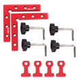 thumbnail image 1 of FLAMEEN Right‑Angle Ruler + Woodworking Clamp Carpentry Tool Aluminum Alloy Anodized Surface,Clamping Tools,Woodworking Clamp, 1 of 8