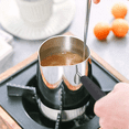 thumbnail image 3 of 2X 600ML Turkish Coffee Pot Stainless Steel Milk and Coffee Warmer Chocolate Butter Melting Pot, 3 of 7