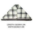 thumbnail image 3 of Qhnvtd Wearable Plaid Fleece Blanket with Button, Soft Cozy Shawl Blanket for Office Nap, Winter Warm Travel and Sofa Throw, Comfortable Flannel Fabric for Relaxation and Home Use, 3 of 7