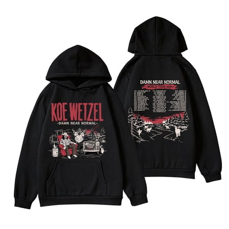 Koe Wetzel Merch Damn Near Normal Tour Hoodies Hoodie Women/Men Winter LongSleeve Cosplay Sweatshirt
