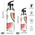 thumbnail image 2 of Yayeee 20oz Insulated Water Bottle Double Wall Stainless Steel with Flip Straw Lid, Cute Watermelon, 2 of 7