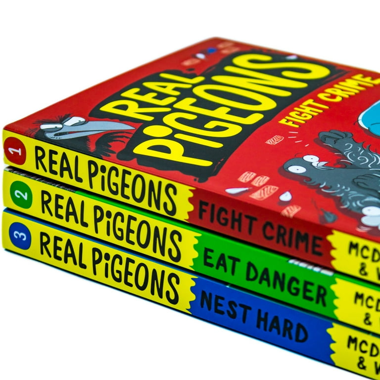 Real Pigeons Series Children Collection 3 Books Set By