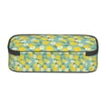 thumbnail image 5 of Uemuo Lemons Chamomile Flowers And Leaves Printed Large Pencil Case, Big Capacity Pencil Pouch Stationery Pen Bag, Storage High Capacity Bag Pouch Holder Box Organizer, Marker Pen Case, 5 of 9