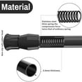 thumbnail image 2 of Trianu 4 Pcs Window Security Bars Adjustable Spring Tension Rod Sliding Glass Door Stick for Door with Rubber Tips, Extends from 21.65-35.4 inch, Black, 2 of 7