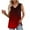 Red, variant on Cilsoka Tank Top Women's Sleeveless Beach Shirt Funny Summer Graphic Holiday Tee Shirts Vest, Tunic Tank Tops for Women