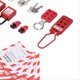 thumbnail image 4 of Kit de Bloqueo y Etiquetado Eléctrico, Bloqueos Universales con Abrazadera para Interruptores de Circuito, Juego de Etiquetas Colgantes para Cerraduras de Seguridad ., 4 of 5