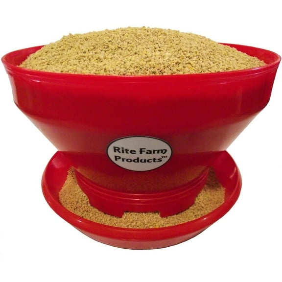 6 PACK RITE FARM PRODUCTS TURBO PRO 10# CAPACITY BABY CHICK FEEDER POULTRY CHICKEN