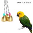 thumbnail image 4 of Budgie Toy Interesting Bird Toy Interactive Bells Toy For Small Parrot Macaws Parakeets Love Birds (random Color) 1pc, 4 of 5