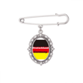 thumbnail image 1 of Allemand Anglais Drapeau Signe Représenter Texte Broche Épingle Robe Chemise Châle Clips, 1 of 3