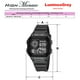 thumbnail image 5 of Reloj con pantalla grande LuminoxGrey 5Pzas Longitud 27cm Ancho 4cm Grosor 2cm Digital Luz Gris&nbsp;Oscuro., 5 of 5