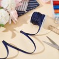 thumbnail image 4 of 13.5 Yard Satin Bias Tape 0.4inch Wide Double Fold Satin Binding Bias Ribbon for Cheongsam Decoration Clothing Seaming Piping Dark Blue, 4 of 8