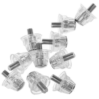 MZSX 12PCS Thumb Studs Metal Tipped Plastic Studs Football, Boots Replacement Football Stud Rubber Nylon Rugby Boys Adult Shoes, Football Replacement Rugby Boot 13/16MM
