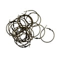 thumbnail image 1 of 20pcs 30mm Round Hoop Loop Leverback Jewelry Findings Earring Ear Wire Making Findings Bronze, 1 of 6