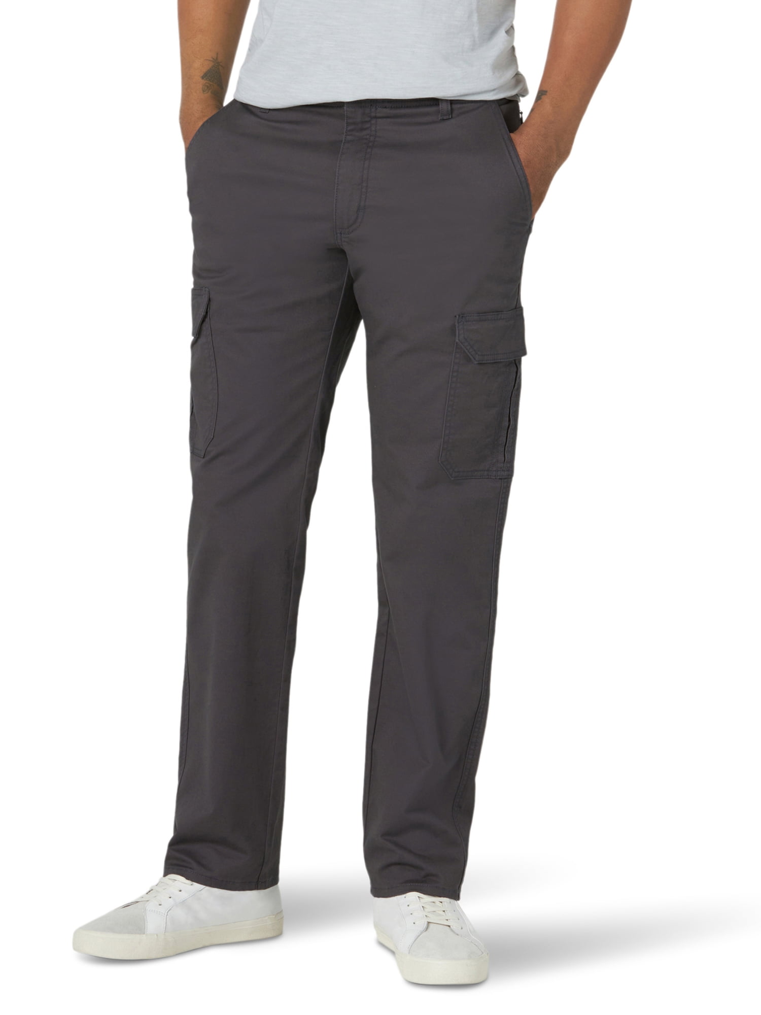 Lee Men's Extreme Comfort Cargo Twill Pant Straight Fit 