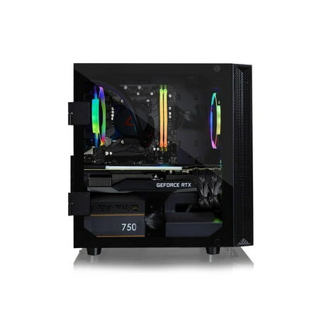 CLX - SET Gaming Desktop - AMD Ryzen 9 5900X - 32GB Memory - NVIDIA GeForce RTX 3070 - 480GB SSD + 3TB HDD - Black