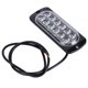 thumbnail image 3 of 12-24V camión coche 12 LED Flash estroboscópico luz de advertencia de emergencia luces intermitentes blanco/amarillo, 3 of 12